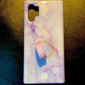 Loopy purple marble phone case